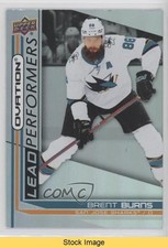 2021-22 Upper Deck Ovation Lead Performers Brent Burns #LP-20 READ o1h