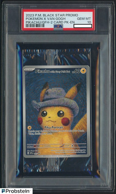 Pokemon Pikachu with Grey Felt hat Van Gogh 085 Graded Sealed