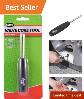 #ad Lightweight Valve Core Tool with Twist Til Click for Perfect Tire Pressure $8.99