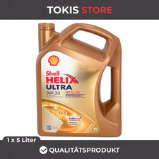 Shell Helix Ultra ECT C2 C3 0W-30 5 Liter Mot...