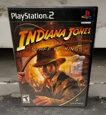 Indiana Jones Staff of Kings PS2 PlayStation 2 Complete CIB Tested
