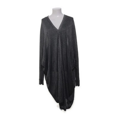 Zizzi, Strickjacke, Damen, Größe: XL, M50159A, Grau/Schwarz #HED