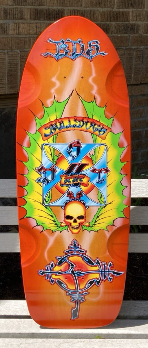 スケートボード BULLDOG ART BY WES HUMPSTON Signed Wes Humpston Bull Dog Skates Skateboard Deck BDS Dogtown