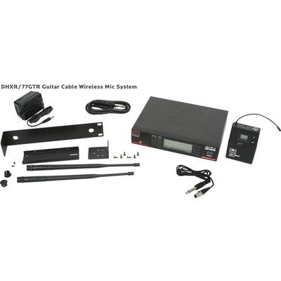 Galaxy Audio DHX Wireless Guitar System, Includes DHXR Receiver and MBP77 Bodypa