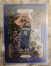 2023-24 Panini Prizm #244 Jose Alvarado Blue Fast Break Prizm 78/150 Pelicans