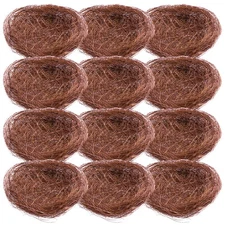  16 Pcs Fake Bird Nest for Garden Decorated Bird's Artificial Nests Crafting