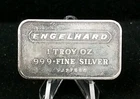 ENGELHARD 1 TROY OZ. .999 FINE  HORIZONTAL SILVER BAR #7382