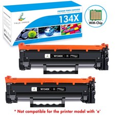 2x W1340X 134X Toner for HP LaserJet M209dwe M209dw MFP M234dw M234sdw With Chip