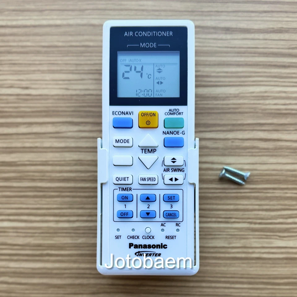 A/C Remote Control for Panasonic CS/CU-U71XKR, CS/CU-U80XKR PLUS WALL HOLDER - Image 2 of 2