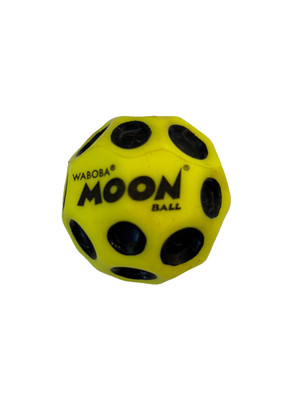 Waboba Moon Ball Yellow Hyper Bouncing Outdoor Ball Backyard Beach Toy FAST 