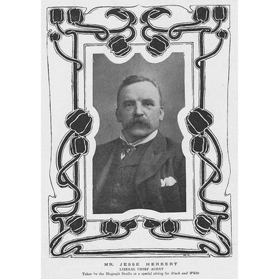 Jesse Herbert Liberal Party Chief Agent - Antikdruck 1900