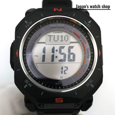 時計 CASIO PROTREK PRG-69-1JF CASIO PRO TREK PRG-69-1JF Black Solar Compass Men's Watch New in
