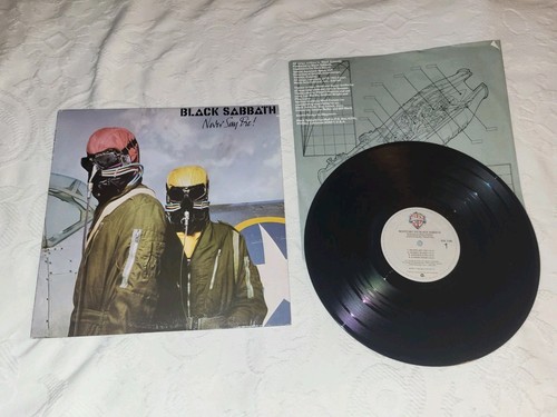 BLACK SABBATH-NEVER SAY DIE 1978 WARNER BROS. RECORDS LP BSK 3186 EXC. VG+-VG++