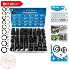 Versatile 1120-Piece O Ring Assortment - Reliable Sealing for Plumbing &...