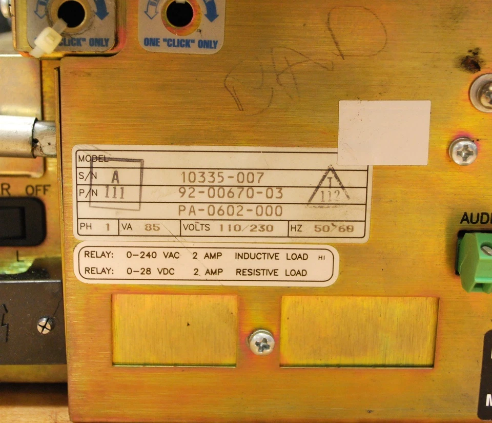 AEG Schneider Automation MM-PM22-200, 92-00670-03 Operator Interface - USED - Image 4 of 4