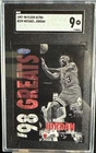 1997 Ultra #259 Michael Jordan SGC 9  Lo Pop Card Chicago Bulls