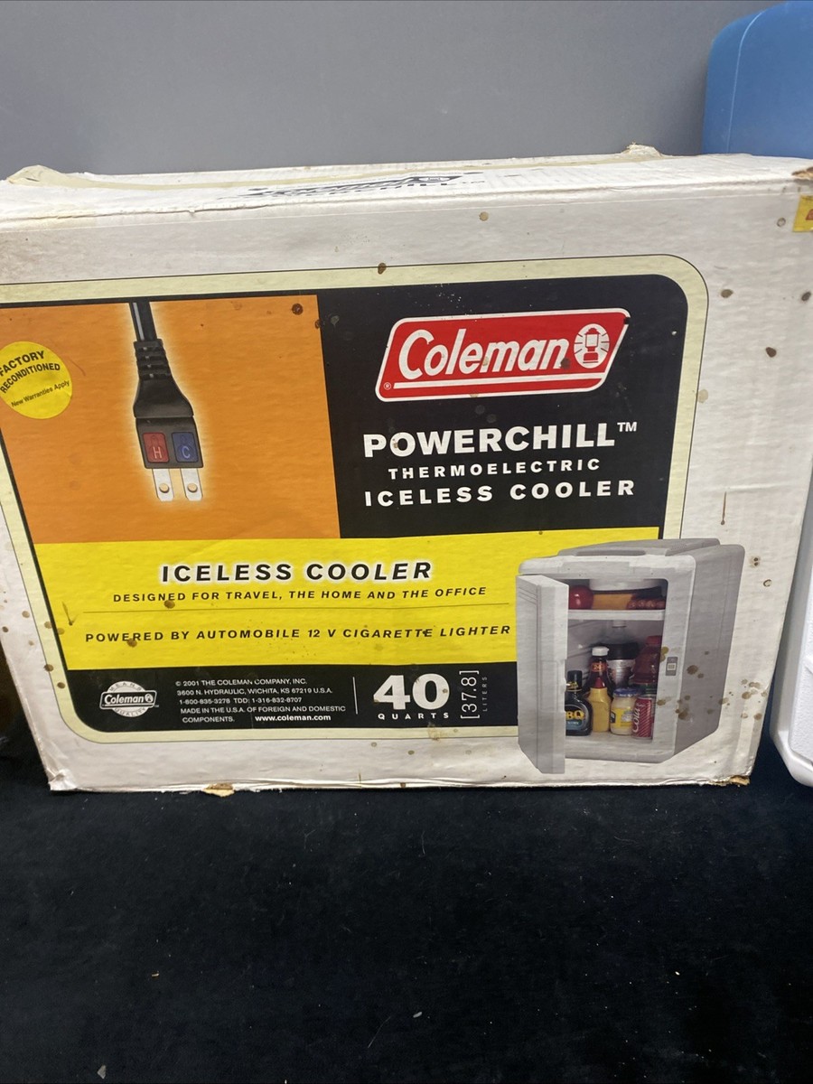 Coleman PowerChill Model 5640 Iceless Cooler 12V Thermoelectric 40
