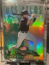 Wes Helms 1997-1998 Donruss Crusade Green /250 Rookie Card