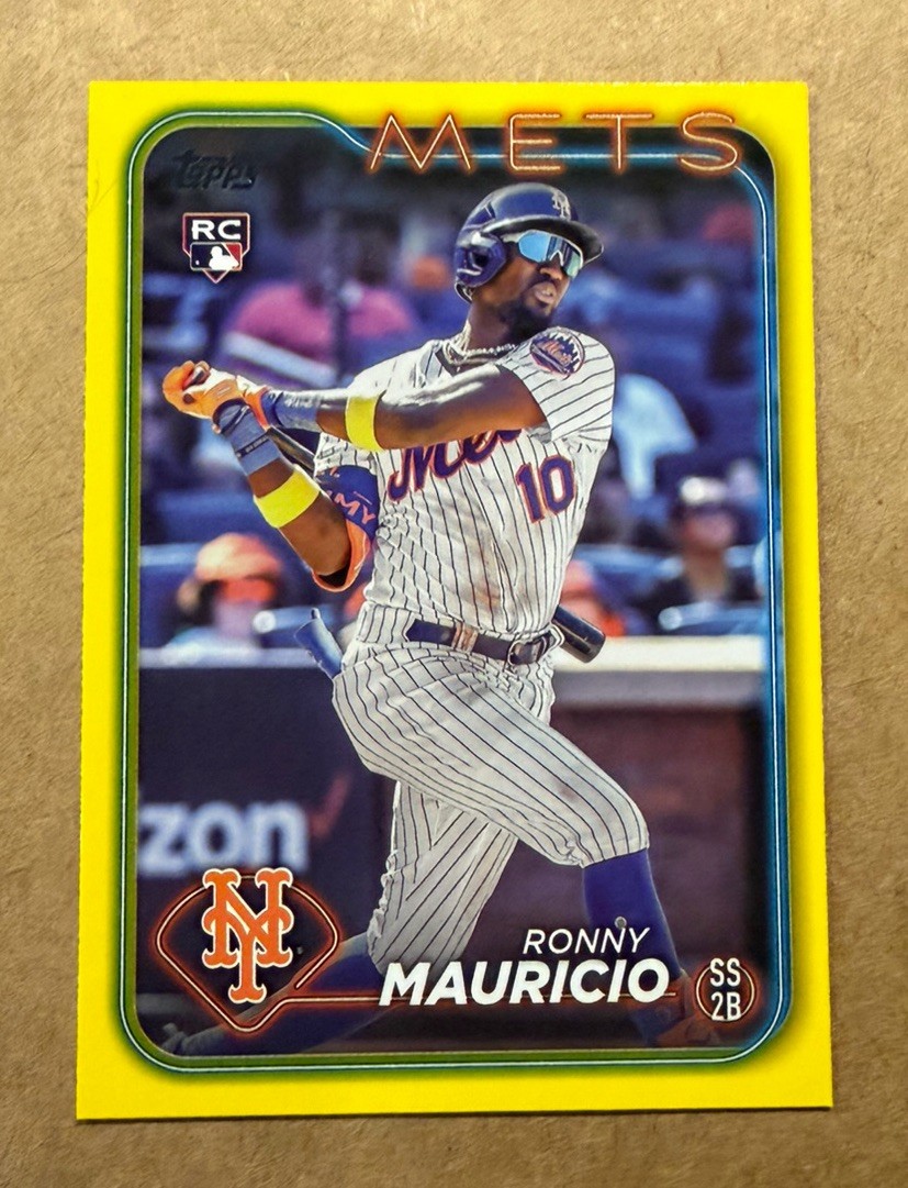 2024 Topps Series 1 - Ronny Mauricio #224 Yellow (RC)