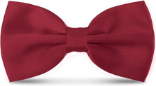 Men Bow Tie Adjustable Length Wedding Male Fashion Boys Satin Bowties