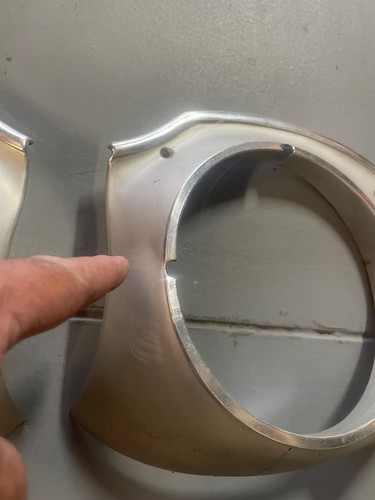 🔥 70 - 77 Ford Maverick  Mercury Comet  Headlight Bezels Set 2 - w screws - Bild 2 von 13