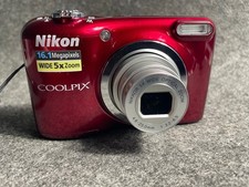 Nikon Coolpix A10 Digital Camera - Red - 16.1 MP, 5x Zoom