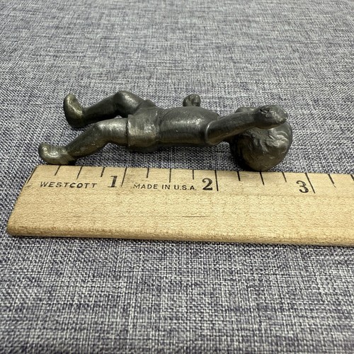Vintage Marvin Wernick Metal Sculpture Child w Blue Balloon FIGURE ONLY - Picture 6 of 6