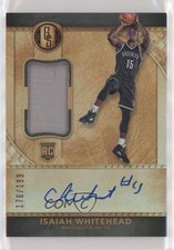 2016 Panini Gold Standard Rookie Jersey 176/199 Isaiah Whitehead #233 Auto m6w