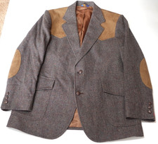 VTG Pendleton Men's 42 Western Wanderer Wool Long Sleeve Collared Jacket Tweed