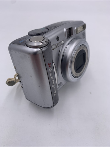 CANON Fotocamera Digitale PowerShot A720 IS Cinghia/Custodia Testata Funzionante Buone Condizioni - Foto 9 di 20