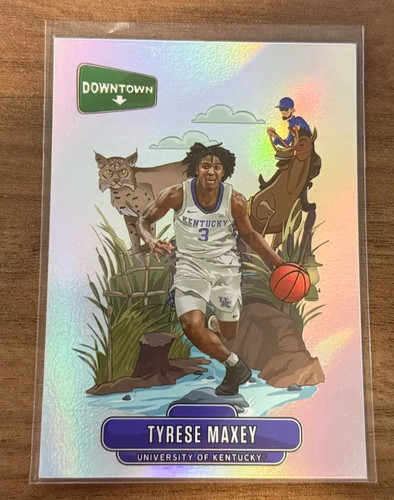 Tyrese Maxey #D-7 2020 Panini Prizm Draft Picks Downtown card