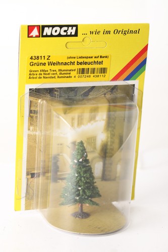 NOCH Escala Z 43811 Verde Navidad / Árbol de Navidad Iluminado en EMBALAJE ORIGINAL (348383) | Zustand: Gebraucht