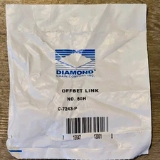 Diamond Chain Company #60H Offset Link C-7243-P *NEW* *FAST FREE SHIPPING*