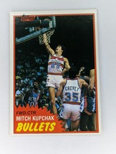 1981-82 Topps #E97 Mitch Kupchak Washington Bullets Card