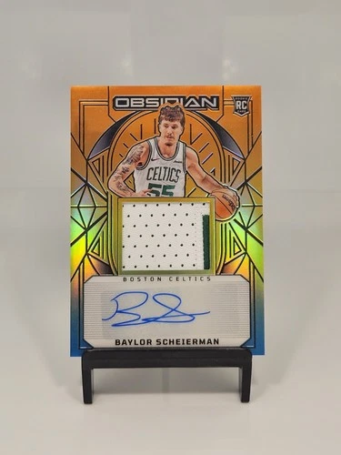 BAYLOR SCHEIERMAN 2024-25 OBSIDIAN RPA ROOKIE PATCH HOT SPRING AUTO /15