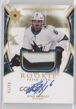 2021-22 Upper Deck Ultimate Collection Rookies 82/99 Ryan Merkley Patch Auto 0c3