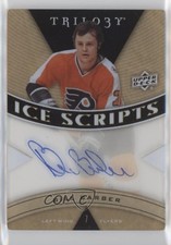 2013-14 Upper Deck Trilogy Ice Scripts Bill Barber #IS-BB Auto HOF 1o3