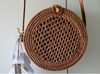 Absolut neu! Crossbody Tasche mittelbraun, Ibiza & St. Tropez Style