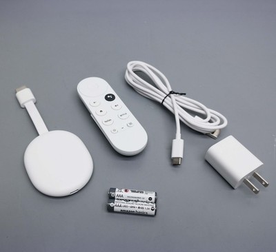 Google Chromecast with Google TV Media Streamer GA03131-US - Snow