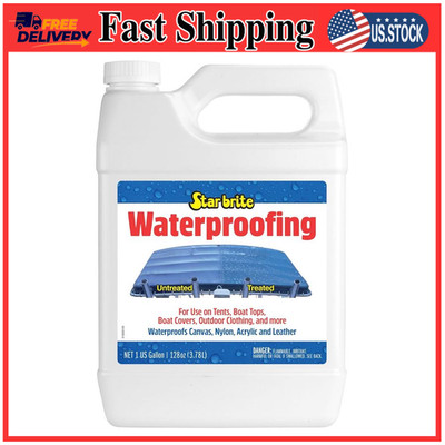 STAR BRITE Waterproofing Spray,Stain Repellent & UV Protection for Covers,Tents,