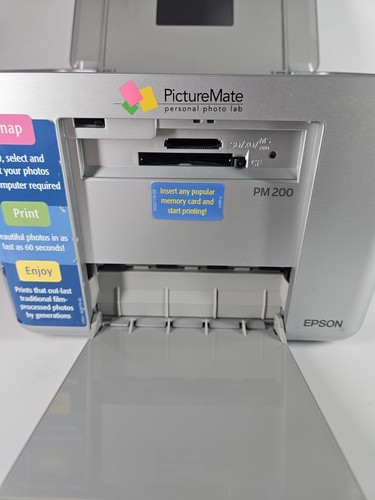 Epson Picture Mate PM 200 Personal Photo Lab NO POWER CORD - 第 7/11 張圖片