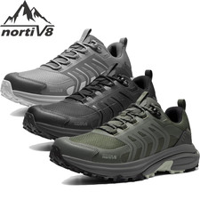 Men's Low Top Hiking Sneakers Waterproof Trekking Camping Work Shoes