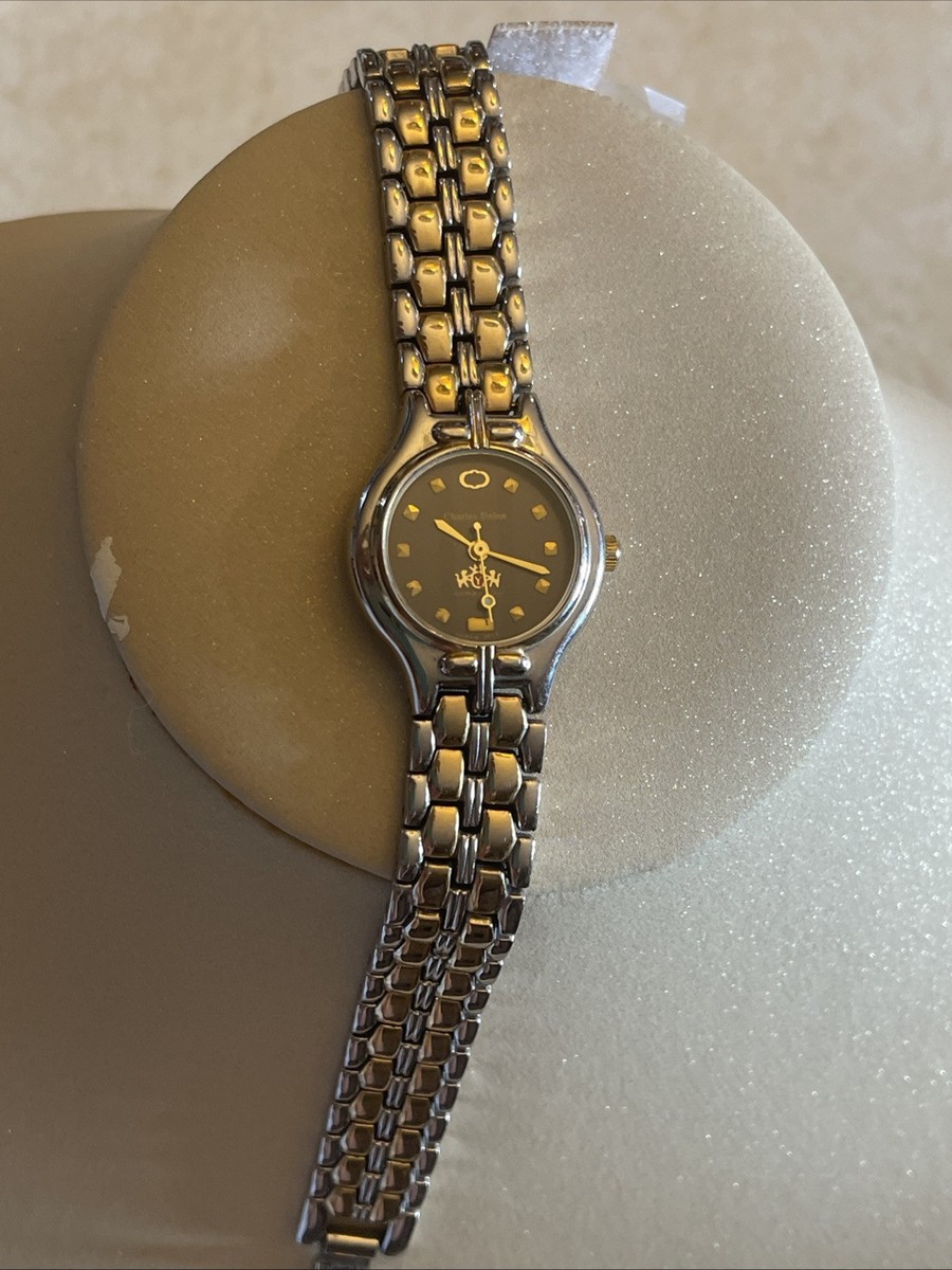 Charles Delon Silver/gold Woman's Watch Exc Cond | eBay
