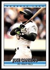 Jose Canseco 1992 Donruss #548 Athletics MLB READ FREE SHIPPING AutographDen