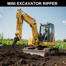 Mini escavatore con ripper, stabile, ad alte prestazioni, ergonomico, con