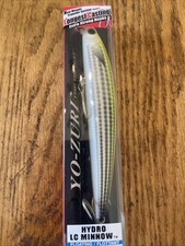 Yo-Zuri Hydro Minnow Long Cast Floating Saltwater Plugs, 6"  1.25 Oz  2-3’ Depth