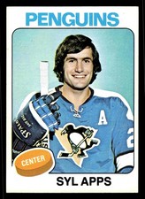 1975-76 Topps Syl Apps #130 - Pittsburgh Penguins