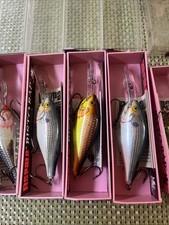 Leurre Rapala Risto Rap RR-9 Argent - Vintage Irlande - Crankbait Bois Pour Brochet