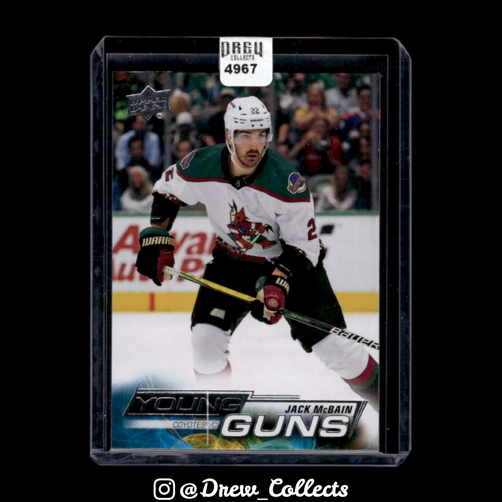 2022-23 Upper Deck #230 Jack McBain Arizona Coyotes Young Guns
