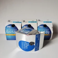 4 Pair L'eggs Light Support Leg Control Top Pantyhose Size Q Queen Jet Black *